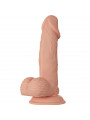 BAILE - BELLISSIMO DILDO FLESSIBILE REALISTICO ZEBULONE INCONTRO 19.4 CM NATURALE