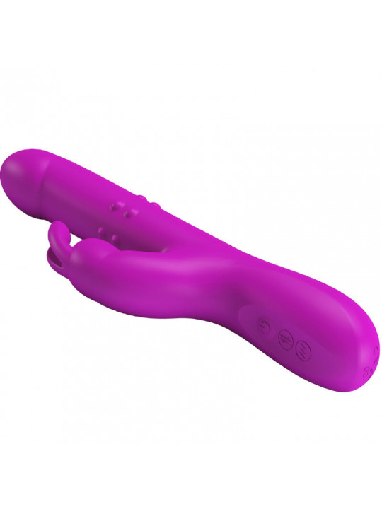 PRETTY LOVE - VIBRATORE REESE CON ROTAZIONE VIOLA