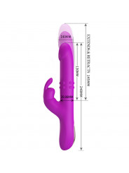 PRETTY LOVE - VIBRATORE REESE CON ROTAZIONE VIOLA