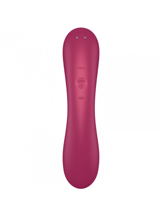 SATISFYER - CURVE TRINITY 1 AIR PULSE VIBRAZIONE ROSSO