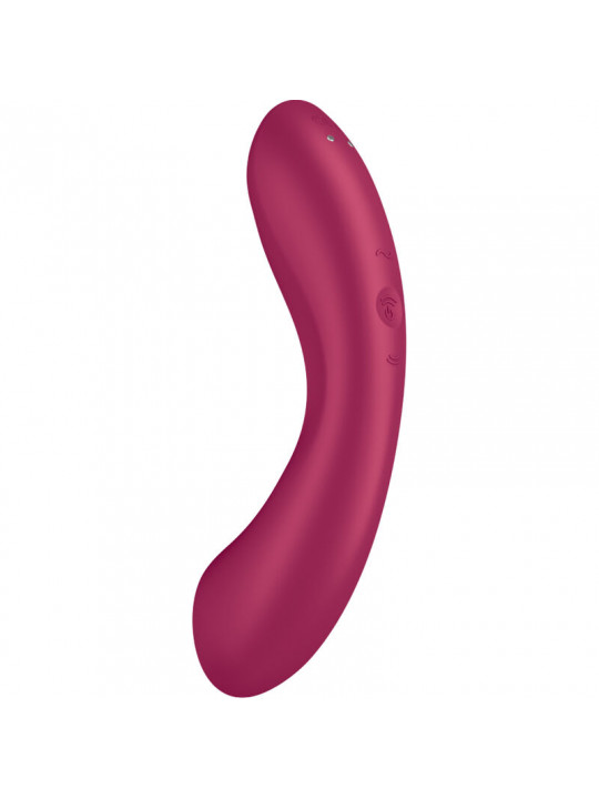 SATISFYER - CURVE TRINITY 1 AIR PULSE VIBRAZIONE ROSSO