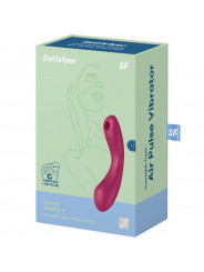 SATISFYER - CURVE TRINITY 1 AIR PULSE VIBRAZIONE ROSSO