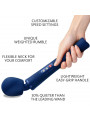 FUN FACTORY - BACCHETTA RUMBLE PESATA VIBRANTE RICARICABILE IN SILICONE VIM BLU NOTTE