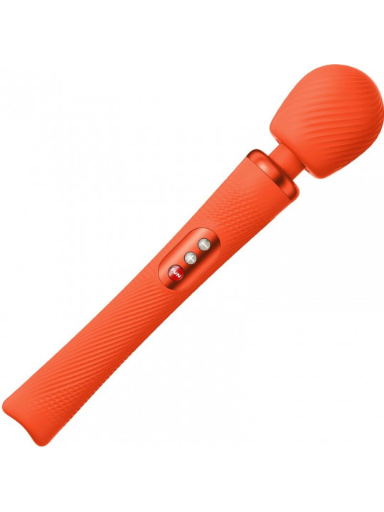 FUN FACTORY - BACCHETTA RUMBLE PESATA VIBRANTE RICARICABILE VIM IN SILICONE ARANCIO SUNRISE