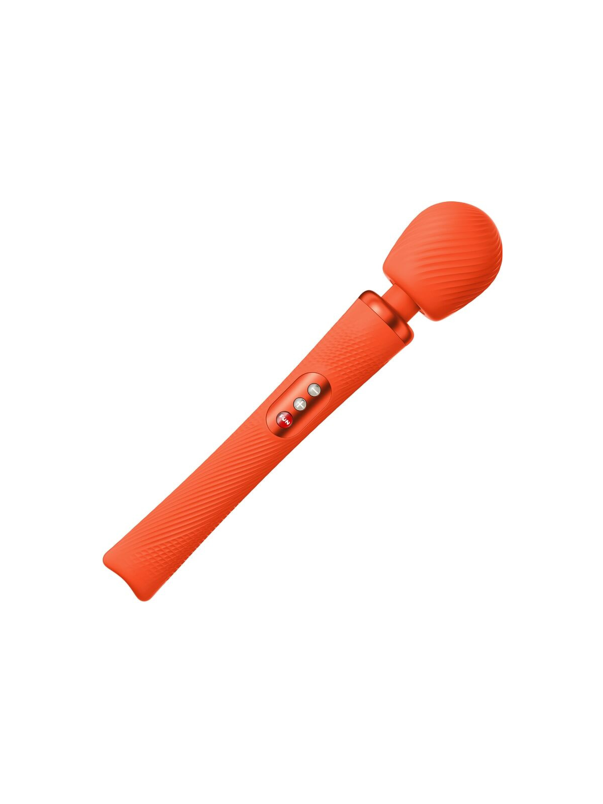 FUN FACTORY - BACCHETTA RUMBLE PESATA VIBRANTE RICARICABILE VIM IN SILICONE ARANCIO SUNRISE