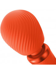 FUN FACTORY - BACCHETTA RUMBLE PESATA VIBRANTE RICARICABILE VIM IN SILICONE ARANCIO SUNRISE