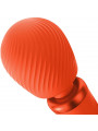 FUN FACTORY - BACCHETTA RUMBLE PESATA VIBRANTE RICARICABILE VIM IN SILICONE ARANCIO SUNRISE