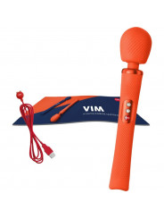 FUN FACTORY - BACCHETTA RUMBLE PESATA VIBRANTE RICARICABILE VIM IN SILICONE ARANCIO SUNRISE