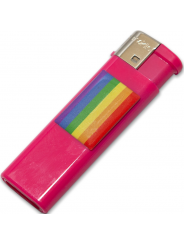 PRIDE - FUCSIA CHIARO CON BANDIERA LGBT