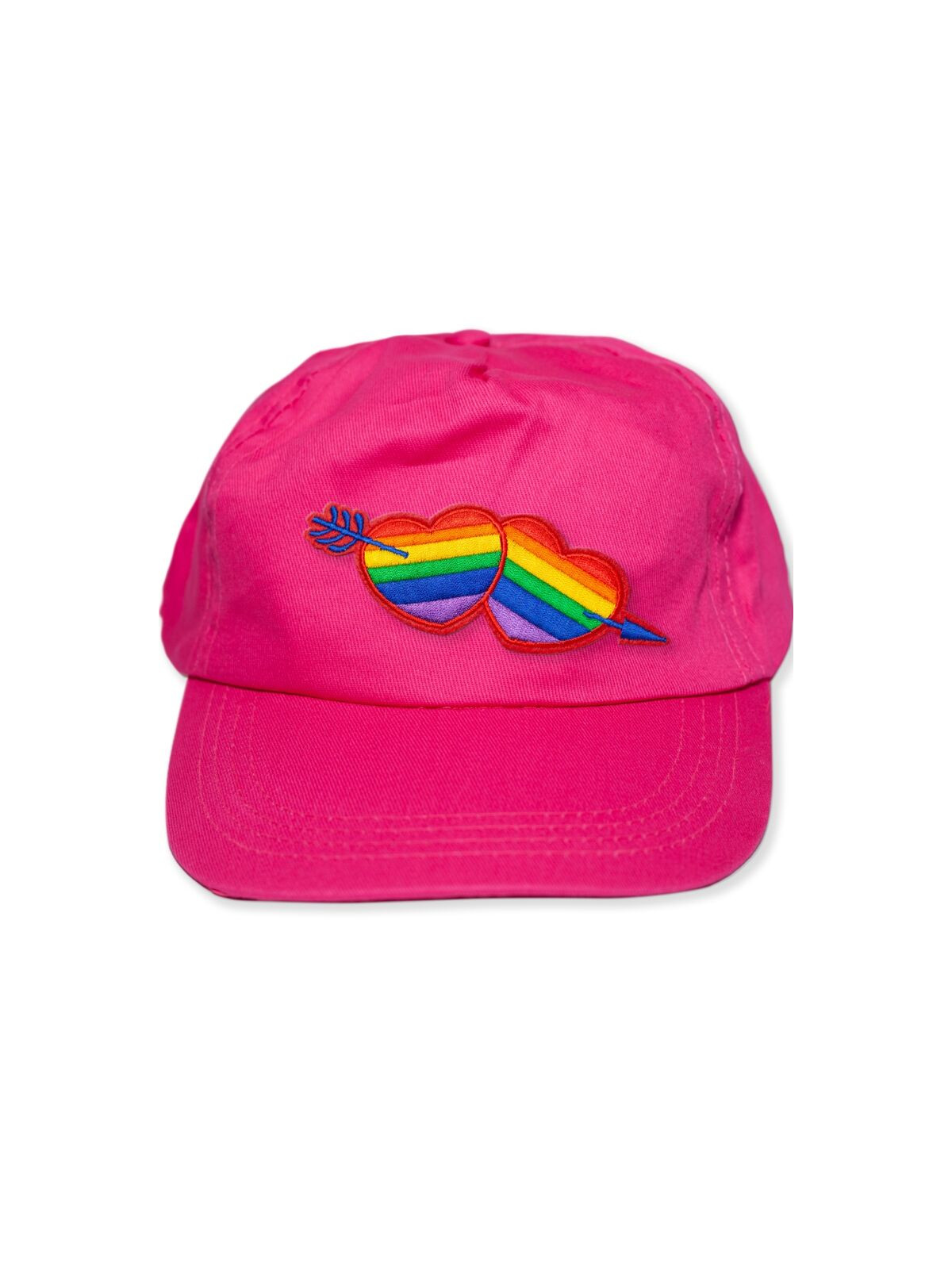 PRIDE - CAPPELLO FUCSIA CON CUORE LGBT