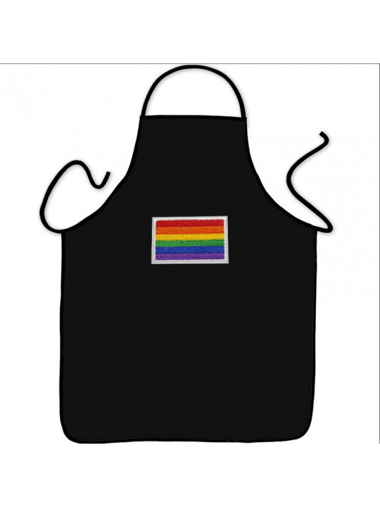 PRIDE - GREMBIULE DA CHEF BUON CON BANDIERA LGBT