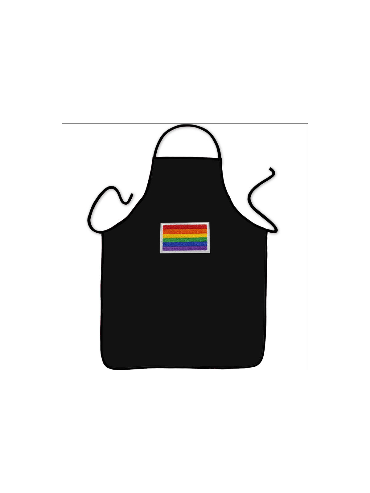 PRIDE - GREMBIULE DA CHEF BUON CON BANDIERA LGBT