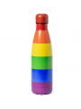 PRIDE - SCALDABAGNO METALLICO CON BANDIERA LGBT