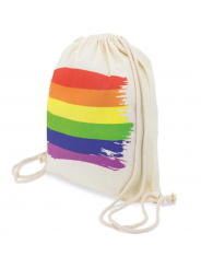 PRIDE - ZAINO CON BANDIERA LGBT IN COTONE