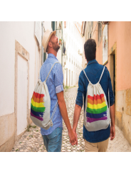 PRIDE - ZAINO CON BANDIERA LGBT IN COTONE