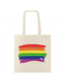 PRIDE - BORSA CON BANDIERA LGBT IN COTONE