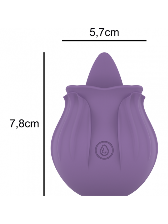 INTENSE - VIOLA CL TORIS STIMOLATORE 10 VIBRAZIONI LILLA