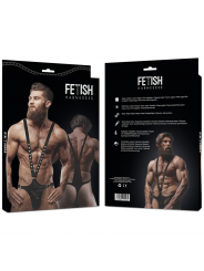 FETISH SUBMISSIVE ATTITUDE - IMBRAGATURA IN ECOPELLE A FORMA DI V DA UOMO