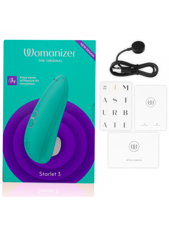 WOMANIZER - STIMOLATORE CLITORALE STARLET 3 TURCHESE