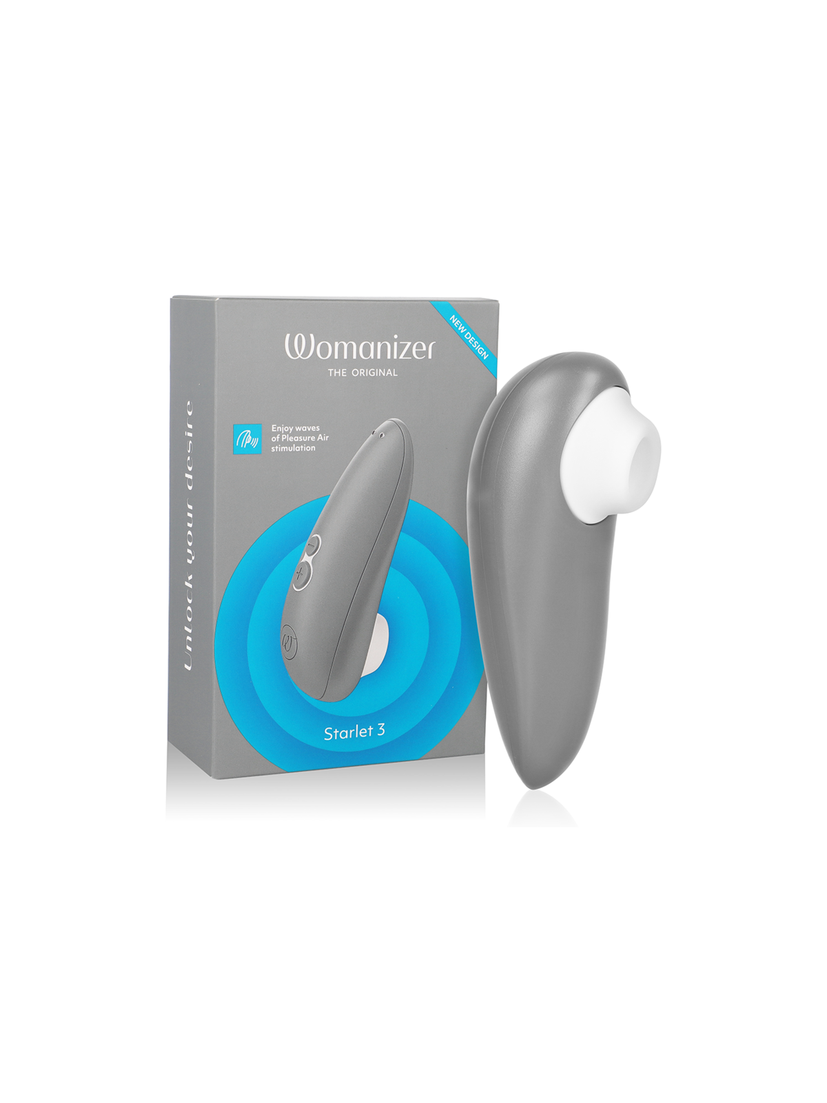 WOMANIZER - STIMOLATORE CLITORALE STARLET 3 GRIGIO