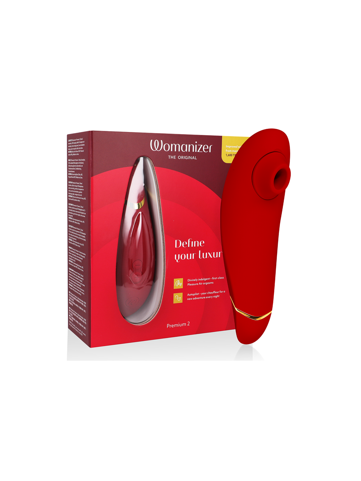 WOMANIZER - PREMIUM 2 STIMOLATORE CLITORALE BORDEAUX