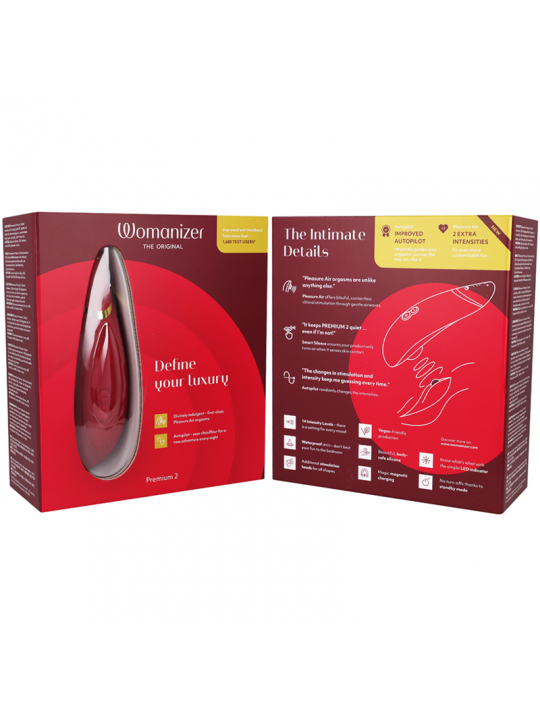 WOMANIZER - PREMIUM 2 STIMOLATORE CLITORALE BORDEAUX