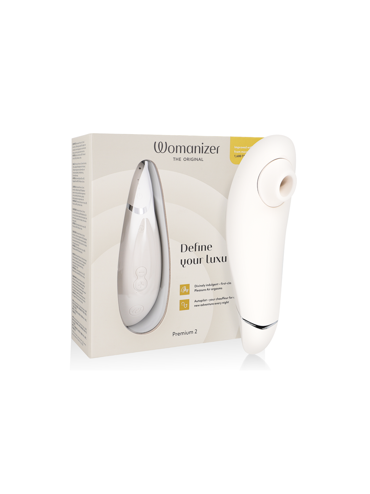 WOMANIZER - PREMIUM 2 STIMOLATORE CLITORALE GRIGIO CALDO