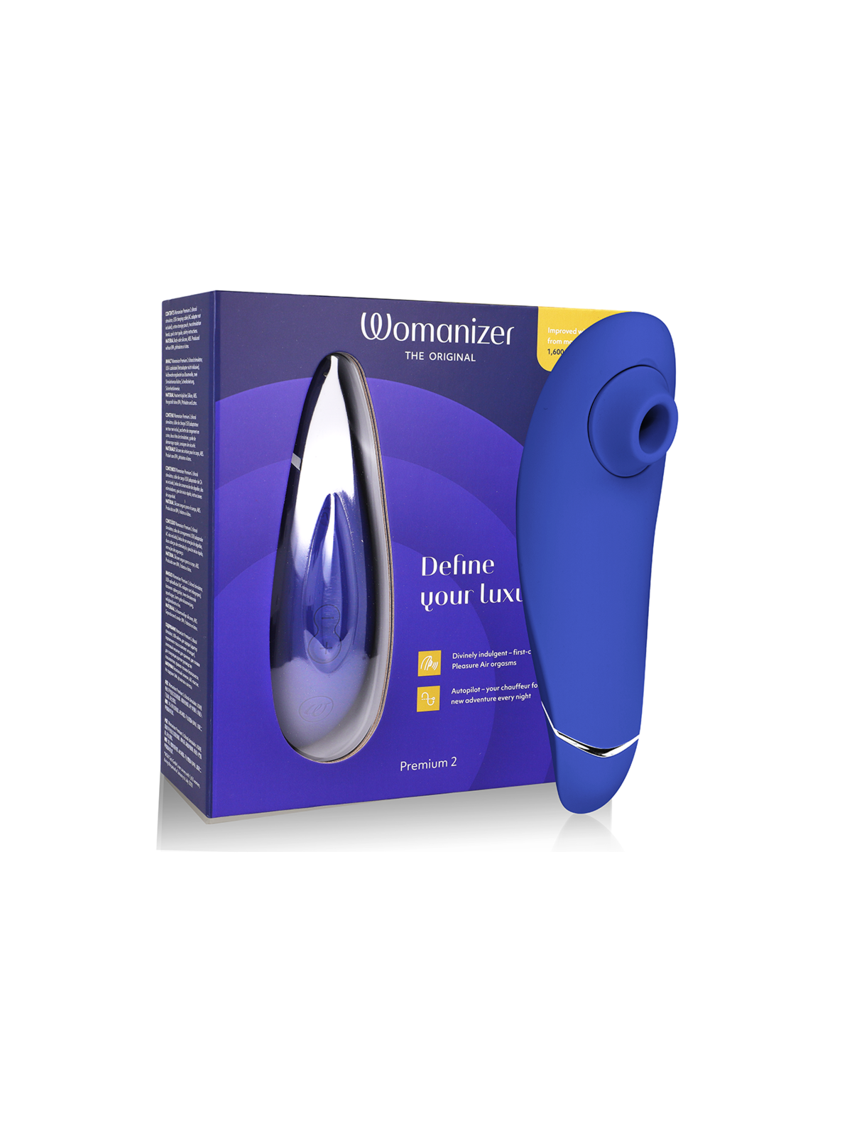 WOMANIZER - PREMIUM 2 STIMOLATORE DEL CLITORIDE MIRTILLO