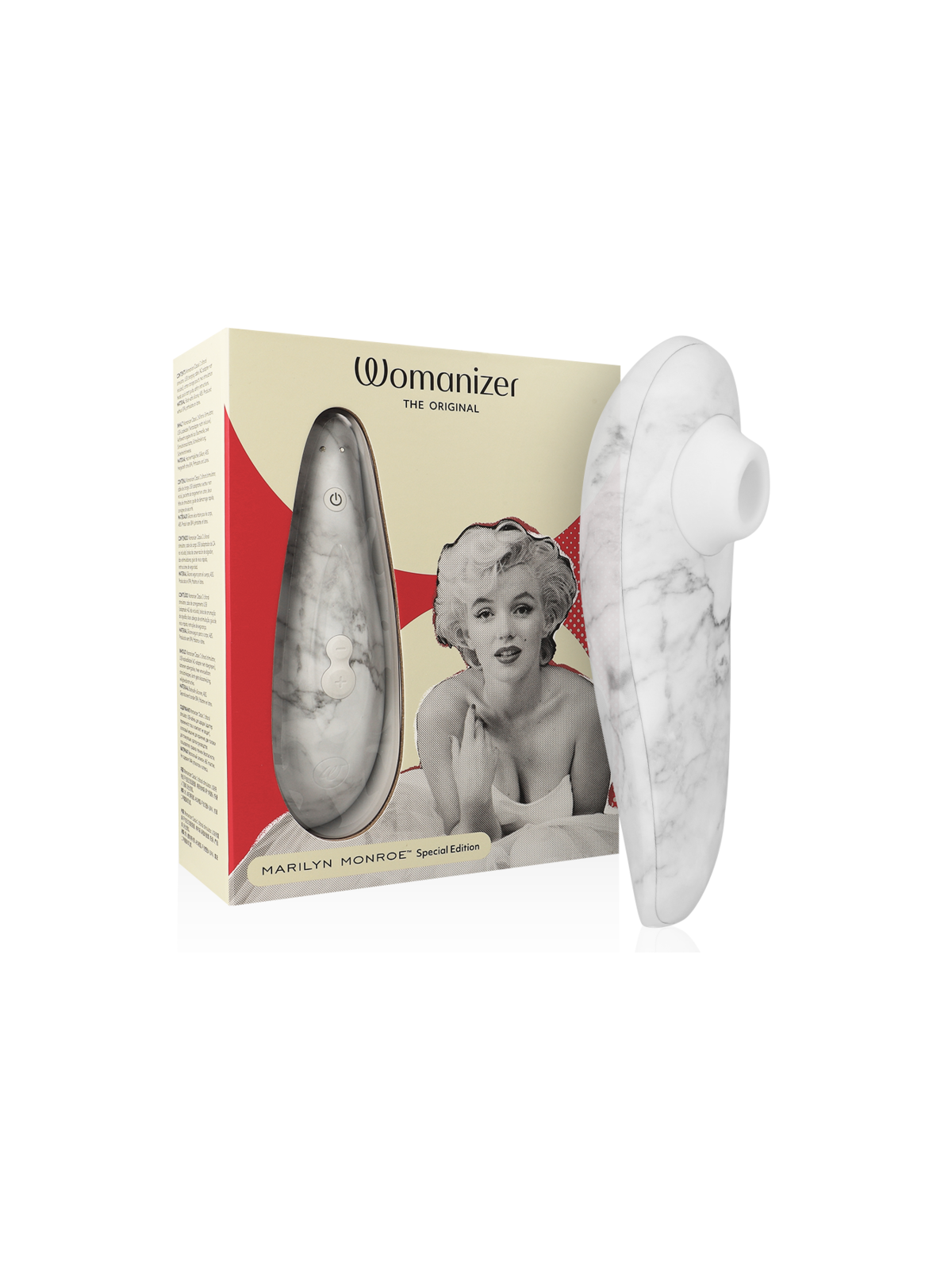 WOMANIZER - MARILYN MONROE CLASSIC 2 STIMOLATORE DEL CLITORIDE MARMO BIANCO