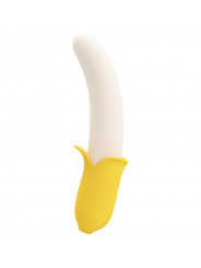 PRETTY LOVE - BANANA GEEK SUPER POWER 7 VIBRAZIONI SU E GIÙ SILICONE NERO