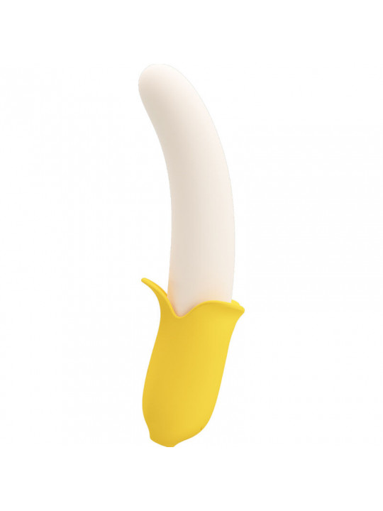 PRETTY LOVE - BANANA GEEK SUPER POWER 7 VIBRAZIONI SU E GIÙ SILICONE NERO