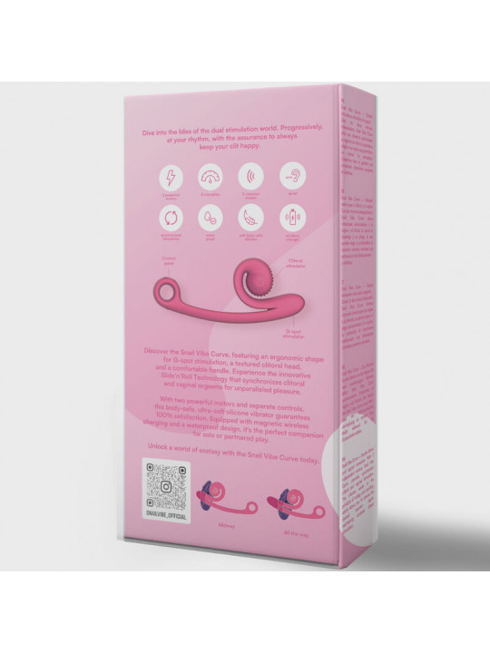 SNAIL VIBE - VIBRATORE CURVA ROSA