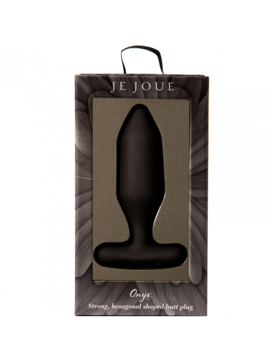 JE JOUE - VIBRATORE PLUG ANALE ONYX NERO