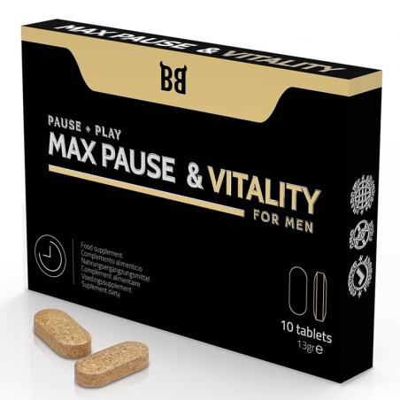 BLACK BULL - MAX PAUSE & VITALITY RETARDANT PER UOMINI 10 CAPSULE