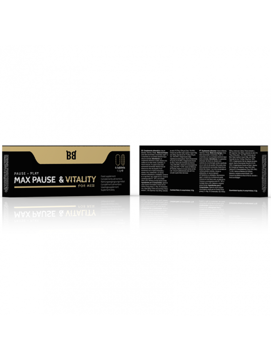 BLACK BULL - MAX PAUSE & VITALITY RETARDANT PER UOMINI 4 CAPSULE