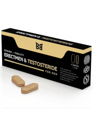 BLACK BULL - POTENZA ERECTMEN E TESTOSTERIDE E TESTOSTERONE PER UOMINI 4 CAPSULE