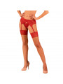 OBSESSIVE - COLLANT IN PIZZO ROSSO LACELOVE XS/S