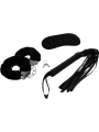 INTENSE - FETISH PLAYSET EROTICO 1 CON MANETTE, MASCHERA CIECA E FLOGGER