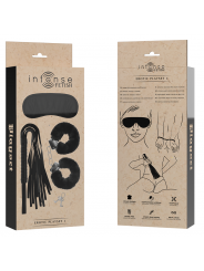 INTENSE - FETISH PLAYSET EROTICO 1 CON MANETTE, MASCHERA CIECA E FLOGGER