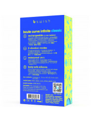 B SWISH - BCUTE CURVE INFINITE CLASSIC VIBRATORE RICARICABILE IN SILICONE BLU