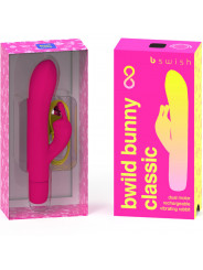 B SWISH - BWILD BUNNY INFINITE CLASSIC VIBRATORE RICARICABILE IN SILICONE ROSA