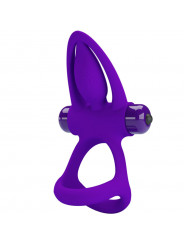 PRETTY LOVE - ANELLO VIBRATORE 10 VIBRAZIONI IN SILICONE VIOLETTO