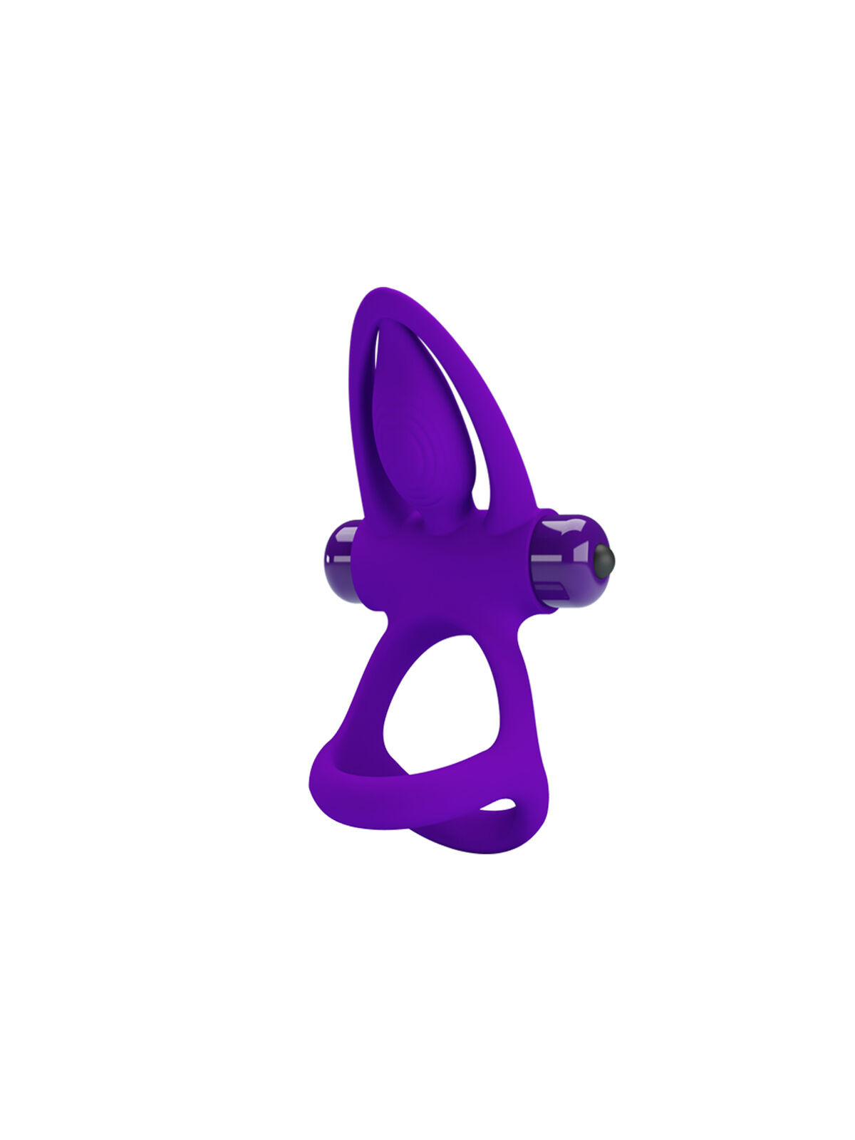 PRETTY LOVE - ANELLO VIBRATORE 10 VIBRAZIONI IN SILICONE VIOLETTO