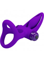 PRETTY LOVE - ANELLO VIBRATORE 10 VIBRAZIONI IN SILICONE VIOLETTO