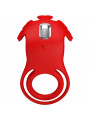 PRETTY LOVE - ANELLO VIBRATORE RUBEN 7 VIBRAZIONI IN SILICONE ROSSO