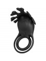 PRETTY LOVE - ANELLO VIBRATORE RUBEN 7 VIBRAZIONI IN SILICONE NERO