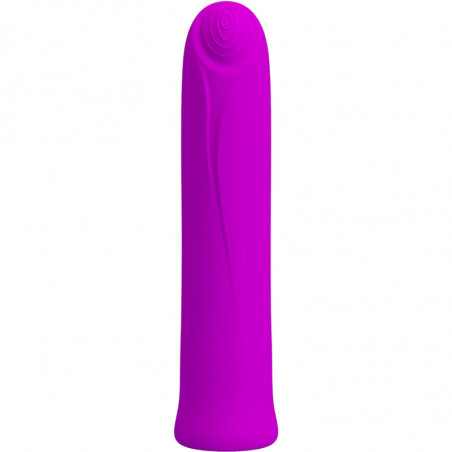 PRETTY LOVE - VIBRATORE CURTIS MINI SUPER POWER 12 VIBRAZIONI IN SILICONE VIOLETTO