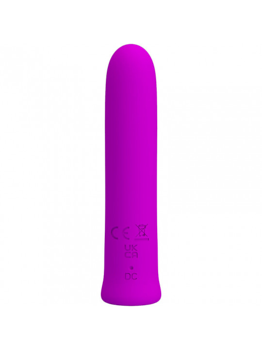 PRETTY LOVE - VIBRATORE CURTIS MINI SUPER POWER 12 VIBRAZIONI IN SILICONE VIOLETTO