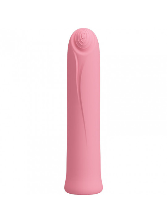 PRETTY LOVE - VIBRATORE CURTIS MINI SUPER POWER 12 VIBRAZIONI IN SILICONE ROSA