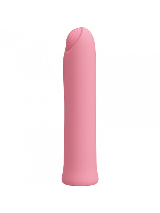 PRETTY LOVE - VIBRATORE CURTIS MINI SUPER POWER 12 VIBRAZIONI IN SILICONE ROSA